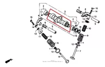 Arbol De Levas Honda Rebel  250 85-87 Cmx250