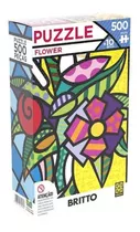 Puzzle 500 Peças - Romero Britto - Flower - Grow