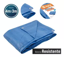 Lona Polietileno 4 X 3m Azul 70g/m2 100 Micras - Ajax