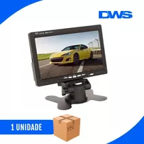 Monitor Tela Lcd Veicular Digital 7 Polegadas Portátil Cftv