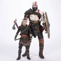 God Of War Action Figure Kratos E Atreus  Ultimate Pack Neca