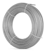 Cable De Acero Galvanizado 6x7+1 Ø 4 Mm X 100 Mts Riendas