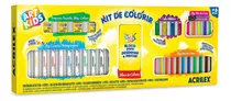 Brinquedo Kit De Colorir Acessorios Art Kids Acrilex 40060