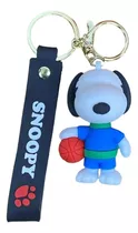 Llavero 3d De Goma De Snoopy