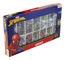 Jogo Dominó Spider-man Marvel 28 Peças - Etitoys