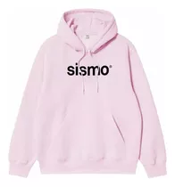 Buzo Sismo Nuevo Authentic Hood Oversize Frisa Pink 2272