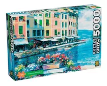 Quebra-cabeça 5000 Peças Vista Em Portofino - Grow