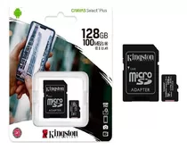 Memoria Micro Sd Kingston 128gb 100mb/s Original - Tienda