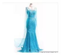 Vestidos De Halloween Frozen Cosplay Adulto Ice Princess Els