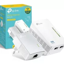 Adaptador Power Line Tp-link Kit Com Dois E Wi-fi