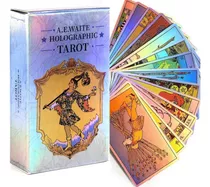Tarot Holografico Rider-waite, 78 Cartas Exclusivas 
