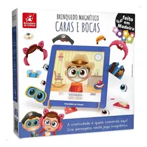 Brinquedo Magnético Caras E Bocas Brincadeira De Criança