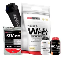 Combo Whey Protein 1,8kg + Waxy Maize + Bcaa + Creat. + Coq.