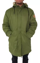 Campera Parka Wintery Abrigo Quiksilver Hombre Gabardina 