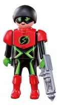 Playmobil Serie 5 Robin Superheroe Dc Espacio Agente Nene
