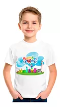 Remera Infantil, Unisex, Diseño Number Blocks,