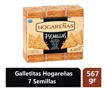 Hogareñas 7 Semilas Galletitas Pack 3 X 189 Gr