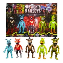 Kit 5 Bonecos Animatronics Five Nights At Freddy's - Five