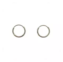 Mini Arracada 8mm Oro 10k Kt / Niña Mujer Regalo 2 Piezas