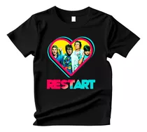 Camisa Camiseta Restart Banda Pop Rock Musica Ref 1206