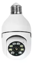 Cámara Seguridad Robótica Bombillo Wifi Giratoria 360° 1080p