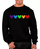 Poleron Cuello Redondo Mickey Pride Lgbt Orgullo Moda Unisex