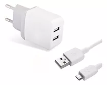 Cargador Y Cable Motorola Moto E7 Plus Inteligente 2 Usb 