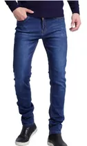 Pantalones Jean Pitillo/skinny Para Hombres Slim Fit De Moda