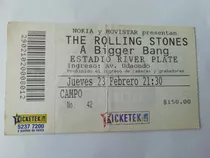The Rolling Stones, Entrada A Bigger Bang 2006. Luna Park 