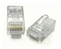 Ficha Rj45 Cat5 Plastica X10 Unidades - Envios Full