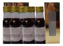 8 Mini Vinho Personalizado Garrafinha 60 Ml + Caixinha