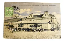 Cartão Postal Pancsova Circulado Hungria E Brasil Selo 1914