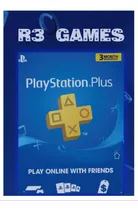 Playstation Plus 3 Meses Suscripción Tarjeta Psn Online Usa