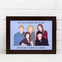 Quadro One Tree Hill Com Moldura