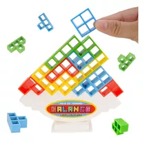 Tetra Tower Jogo Educativo Tetris 32pcs Balance Torre Bloco