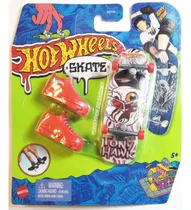 Hot Wheels Skate Tony Hawk Patineta De Dedos Y Zapatos