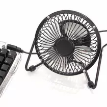 Metálico Usb Portátil Mini Ventilador Pc Silencioso