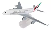 Air Bus A380 Emirates Avião 20cm. Miniatura Coleção