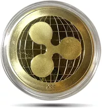 Moneda Metalica  Ripple Gold ( Entrega Inmediata )