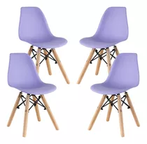 Set De Sillas Infantiles Etapa Preescolar Con Diseño Eames 