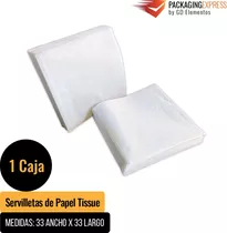 Servilletas De Papel Tissue 33x33 X 1200 Gr Blancas 1 Caja