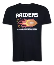 Camiseta New Era Las Vegas Raiders Tecnologic Preto