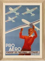 Aviones Aviacion Nacional , Cuadro, Poster, Publicidad    P625