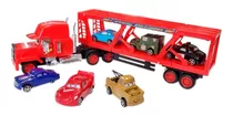 Mula Camion Tractomula Niñera Cars Mack Mcqueen + 5 Carros