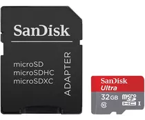 Cartão De Memória Micro Sd Sandisk 32gb +adaptador K