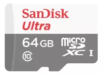 Cartão De Memória Sandisk Micro Sdxc 64gb Classe 10 100mbs