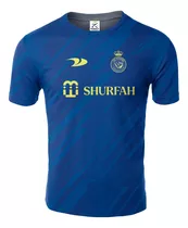 Camiseta Al Nassr Azul Cristiano Ronaldo Kingz Fut050