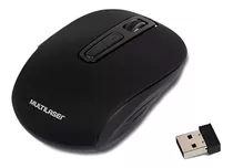 Mouse Sem Fio Recarregável Multilaser  Office Mo277 Preto