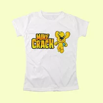 Remera Personajes Mike Crack Manga Corta Talles 4 Al 16