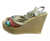 Zandalias Zapatos Mujer Fiesta Plataforma T39 Excelente